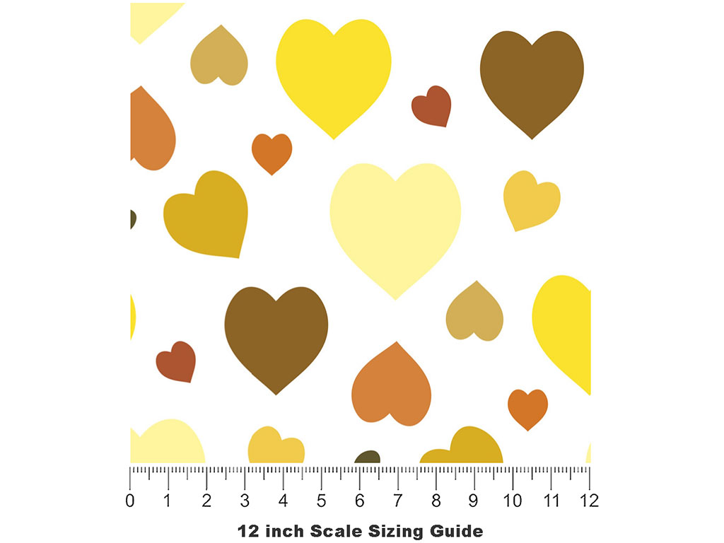 Sweet Nothings Heart Vinyl Film Pattern Size 12 inch Scale