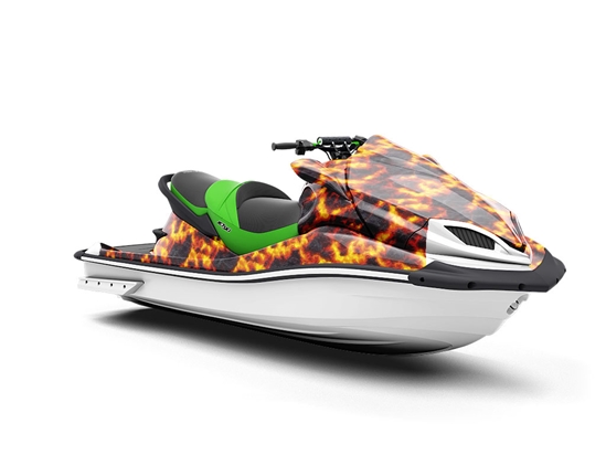 Dangerous Hotspot Lava Jet Ski Vinyl Customized Wrap