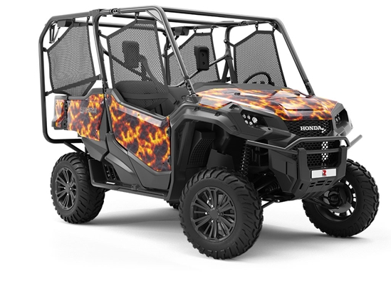 Dangerous Hotspot Lava Utility Vehicle Vinyl Wrap