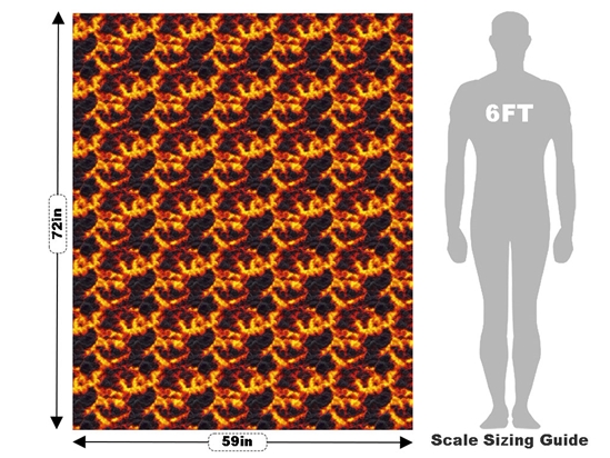 Dangerous Hotspot Lava Vehicle Wrap Scale