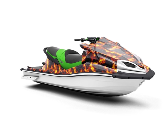 Deadly Combustion Lava Jet Ski Vinyl Customized Wrap