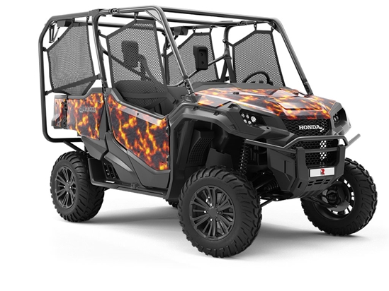 Deadly Combustion Lava Utility Vehicle Vinyl Wrap