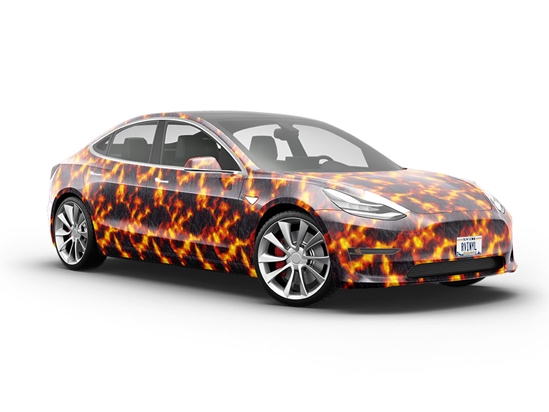 Deadly Combustion Lava Vehicle Vinyl Wrap