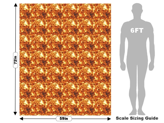 Deadly Fumarole Lava Vehicle Wrap Scale