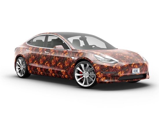 Desolate Landscape Lava Vehicle Vinyl Wrap