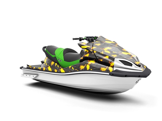 Earthen Metamorphosis Lava Jet Ski Vinyl Customized Wrap