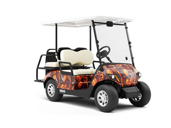 El Misti Lava Wrapped Golf Cart