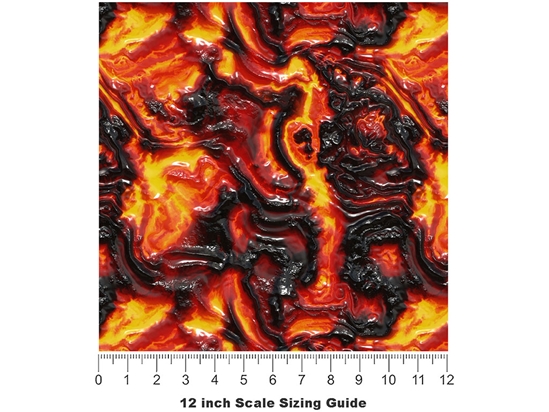 El Misti Lava Vinyl Film Pattern Size 12 inch Scale