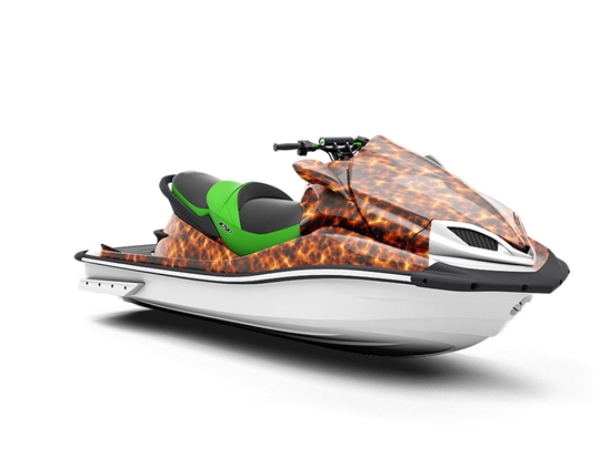 Evacuation Order Lava Jet Ski Vinyl Customized Wrap