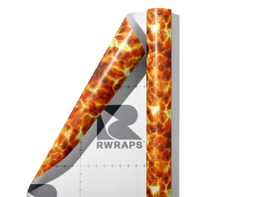 Fire Fountain Lava Wrap Film Sheets