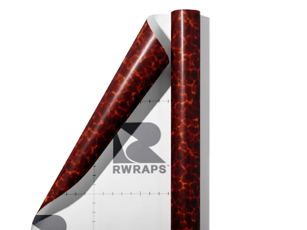 Flame Structure Lava Wrap Film Sheets