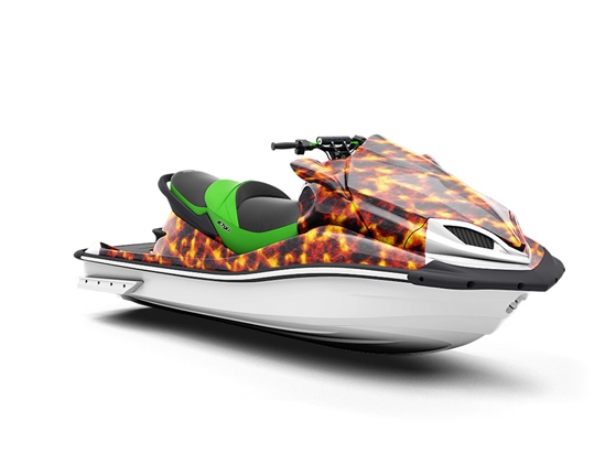 God Vulcan Lava Jet Ski Vinyl Customized Wrap