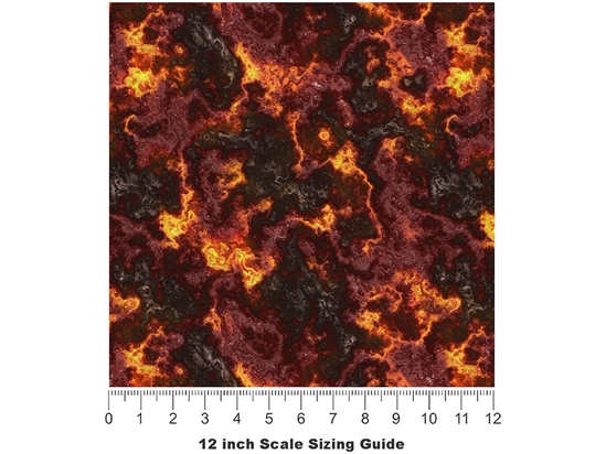 Hotspot Reflection Lava Vinyl Film Pattern Size 12 inch Scale