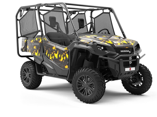 Inside the Caldera Lava Utility Vehicle Vinyl Wrap