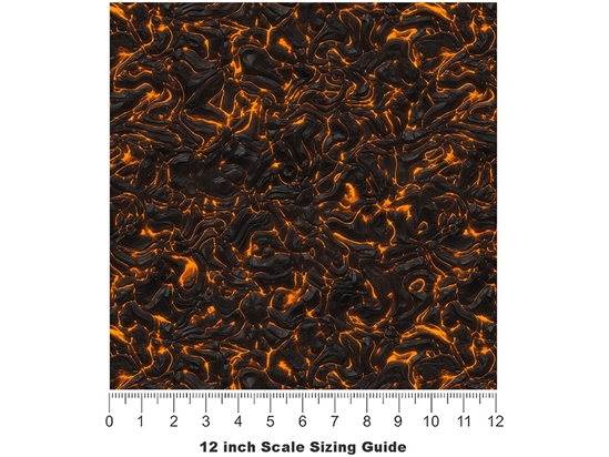 Inspiring Awe Lava Vinyl Film Pattern Size 12 inch Scale