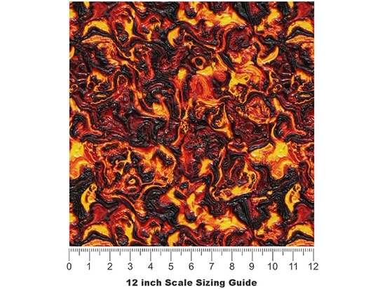 Lava Tube Lava Vinyl Film Pattern Size 12 inch Scale