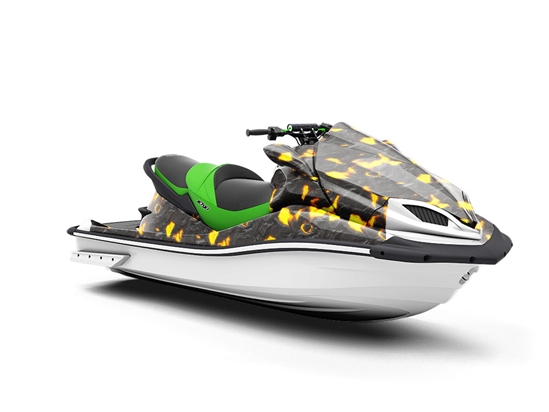 Magma Ocean Lava Jet Ski Vinyl Customized Wrap