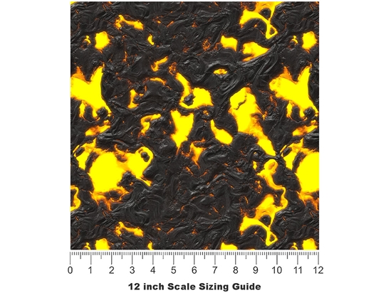 Mantle Plume Lava Vinyl Film Pattern Size 12 inch Scale