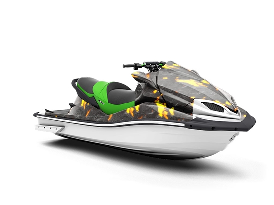 Mauna Loa Lava Jet Ski Vinyl Customized Wrap