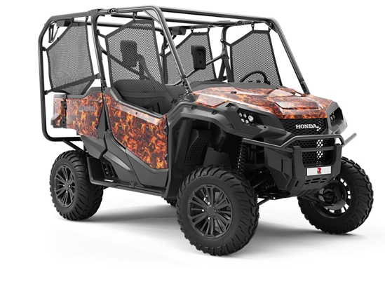 Mighty Passion Lava Utility Vehicle Vinyl Wrap