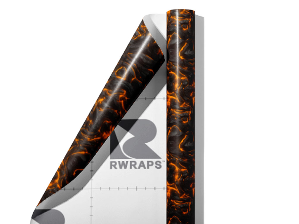 Molten Scarlet Lava Wrap Film Sheets