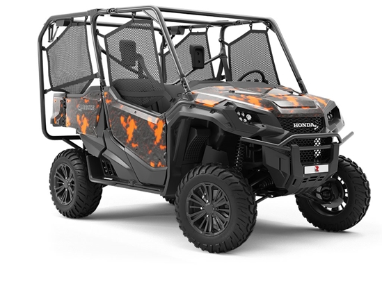 Mount Asama Lava Utility Vehicle Vinyl Wrap