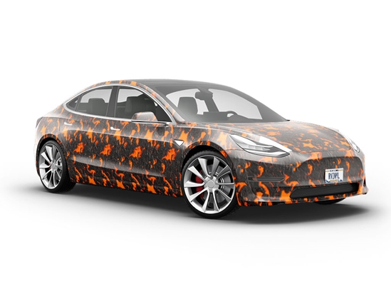 Mount Etna Lava Vehicle Vinyl Wrap