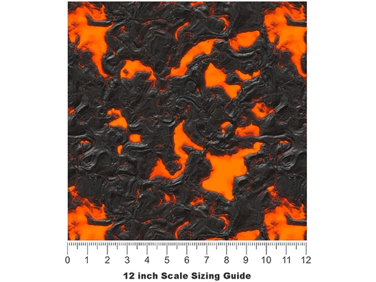 Mount Etna Lava Vinyl Film Pattern Size 12 inch Scale