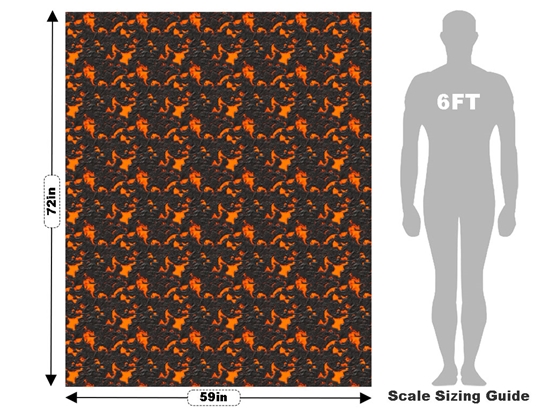 Mount Etna Lava Vehicle Wrap Scale