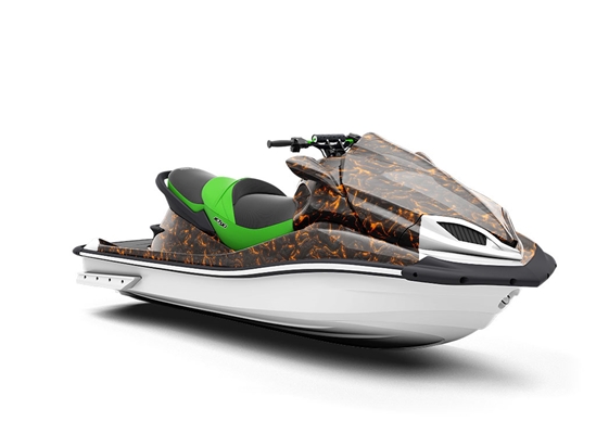 Mount Krakatoa Lava Jet Ski Vinyl Customized Wrap