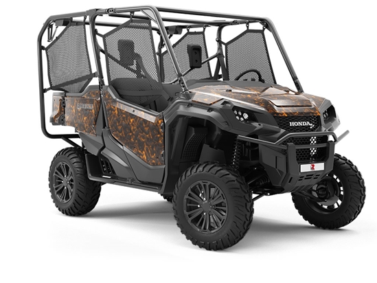 Mount Krakatoa Lava Utility Vehicle Vinyl Wrap