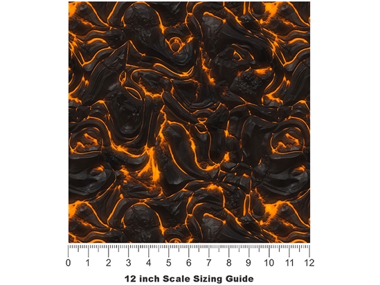 Mount Krakatoa Lava Vinyl Film Pattern Size 12 inch Scale