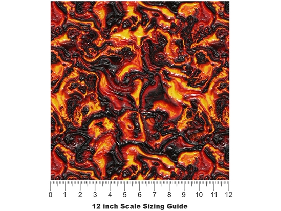 Mount Pinatubo Lava Vinyl Film Pattern Size 12 inch Scale