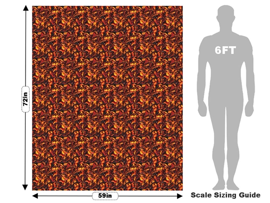 Mount Pinatubo Lava Vehicle Wrap Scale