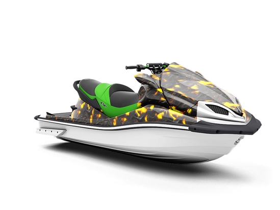 Nasty Glassy Lava Jet Ski Vinyl Customized Wrap