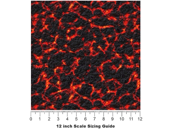 Natural Explosives Lava Vinyl Film Pattern Size 12 inch Scale