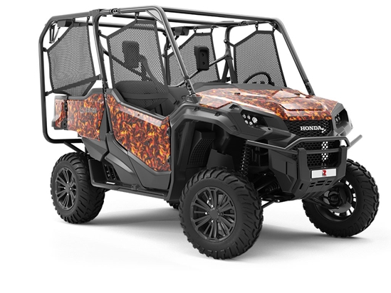 Natural Power Lava Utility Vehicle Vinyl Wrap