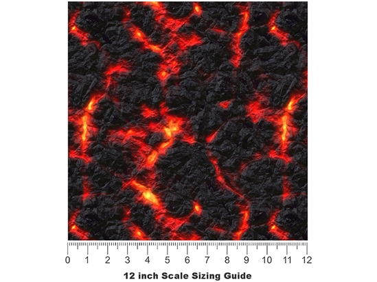 Saint Helens Lava Vinyl Film Pattern Size 12 inch Scale