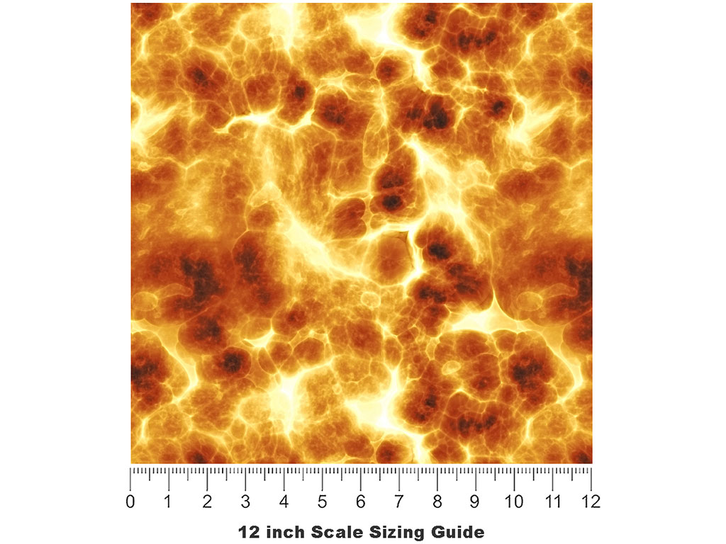 Study Volcanology Lava Vinyl Film Pattern Size 12 inch Scale