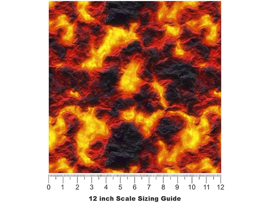 Viscous Death Lava Vinyl Film Pattern Size 12 inch Scale