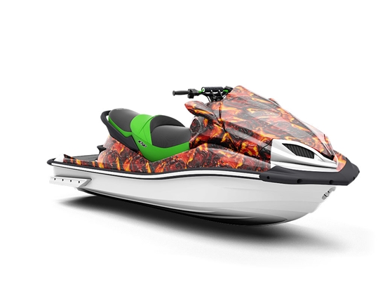 Volatile Temperament Lava Jet Ski Vinyl Customized Wrap