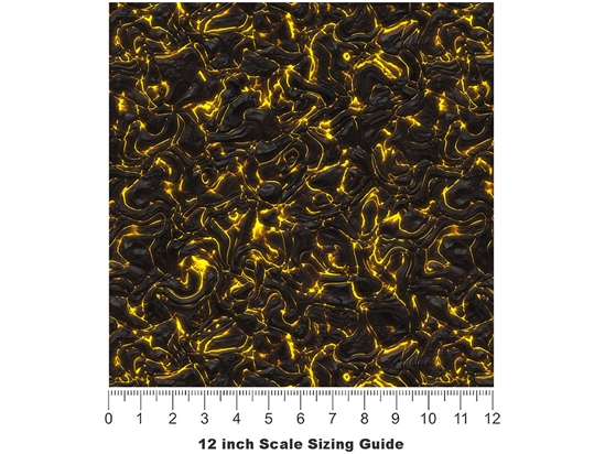 Volcanic Bomb Lava Vinyl Film Pattern Size 12 inch Scale