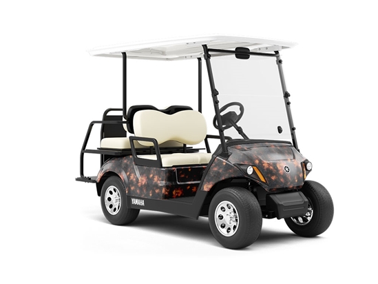 Volcanic Stone Lava Wrapped Golf Cart