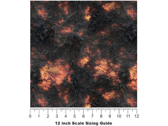 Volcanic Stone Lava Vinyl Film Pattern Size 12 inch Scale