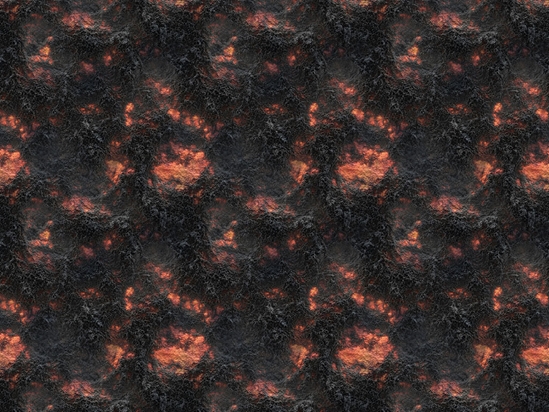 Volcanic Winter Lava Vinyl Wrap Pattern