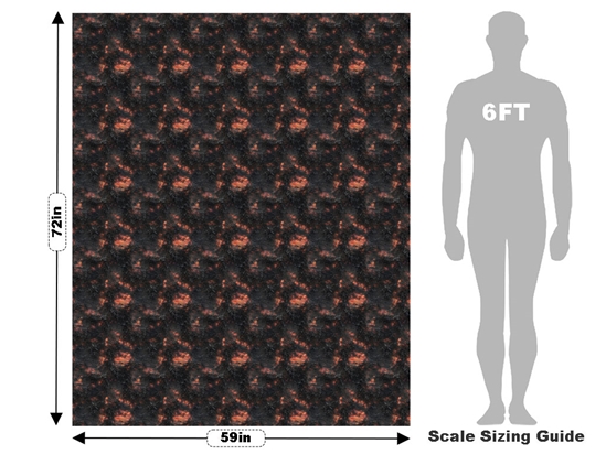 Volcanic Winter Lava Vehicle Wrap Scale