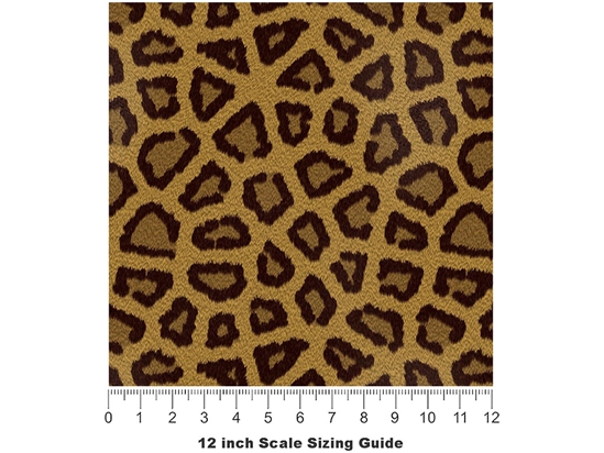 Cyber Sunset Leopard Vinyl Film Pattern Size 12 inch Scale