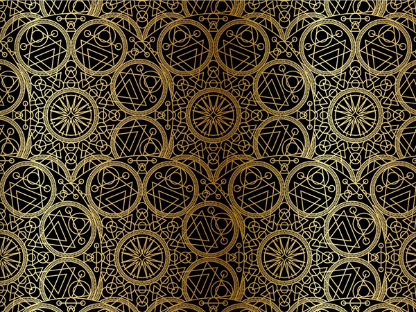 Gold Alchemy Mandala Vinyl Wrap Pattern