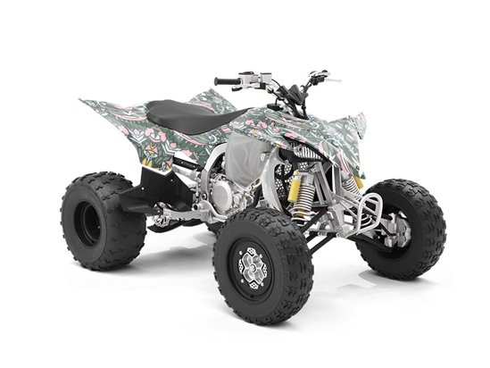 Subtle Sunshine Mandala ATV Wrapping Vinyl