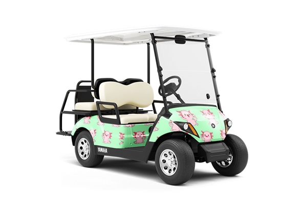 Cutout Cuties Marine Life Wrapped Golf Cart